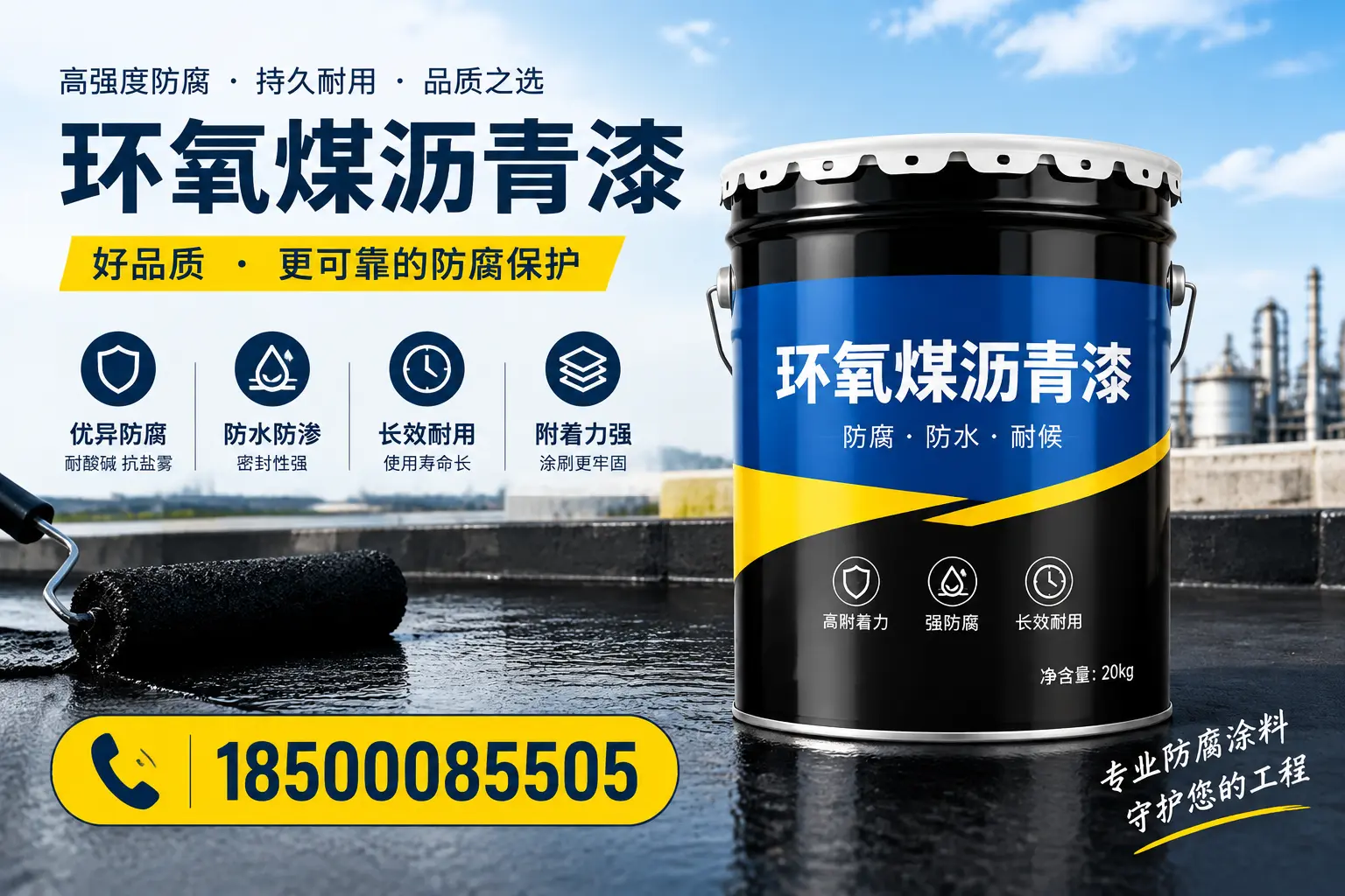 选择环氧煤沥青漆的五大理由，南宁客户必知